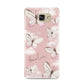 Pink Butterflies Personalised Samsung Galaxy A9 2016 Case on gold phone