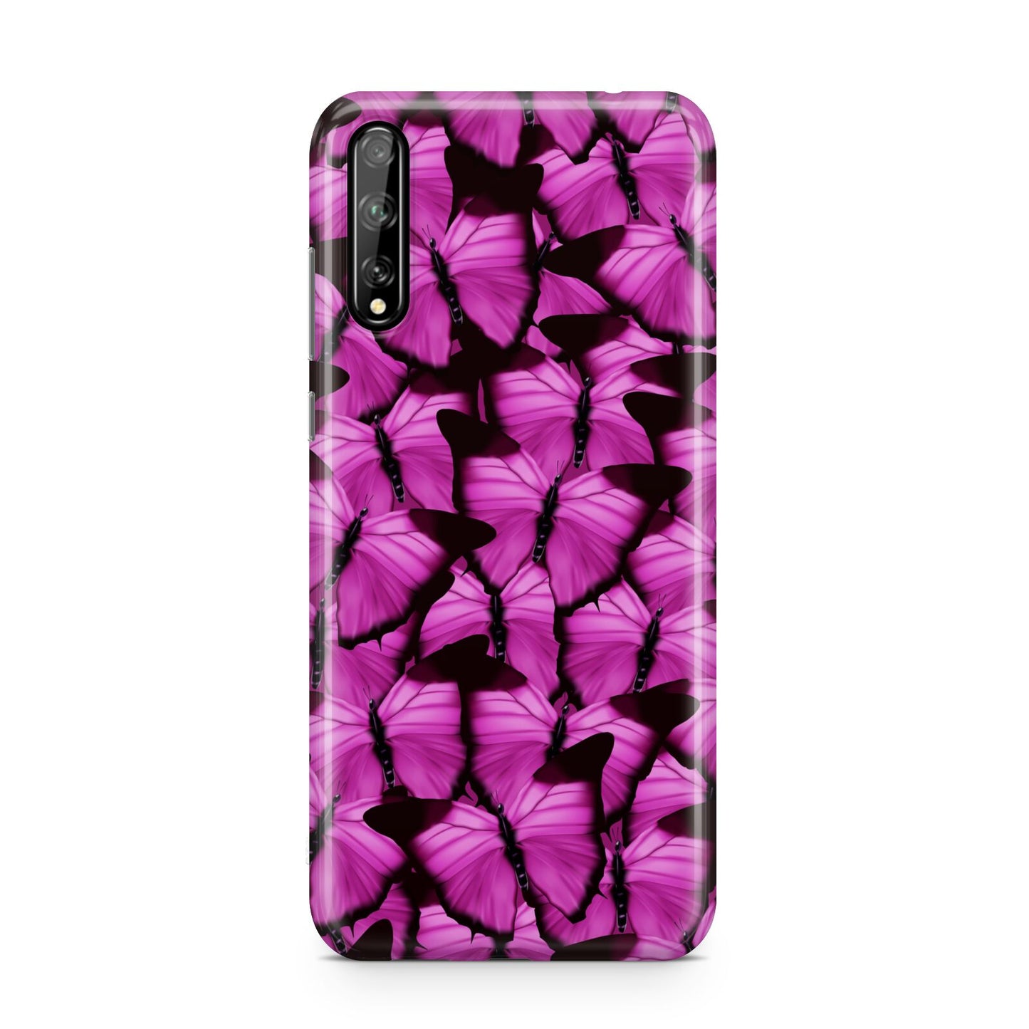 Pink Butterfly Huawei Enjoy 10s Phone Case