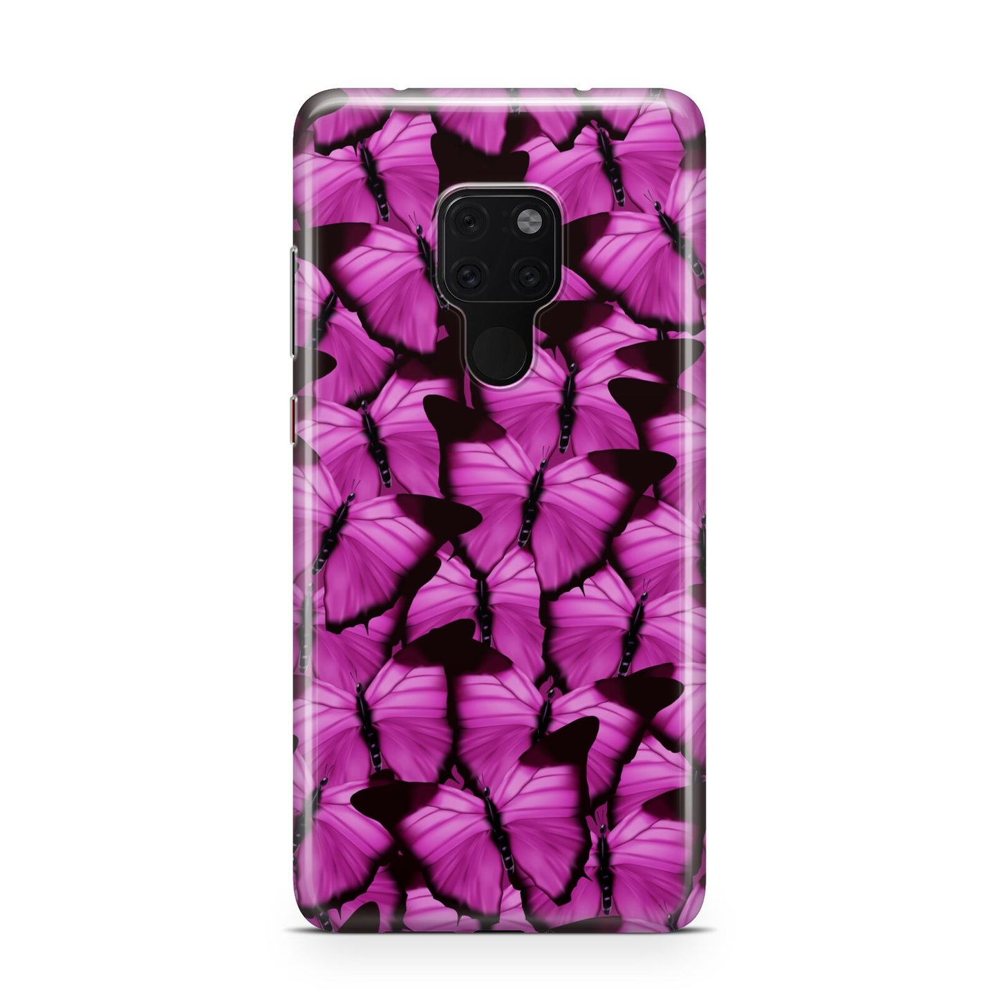 Pink Butterfly Huawei Mate 20 Phone Case