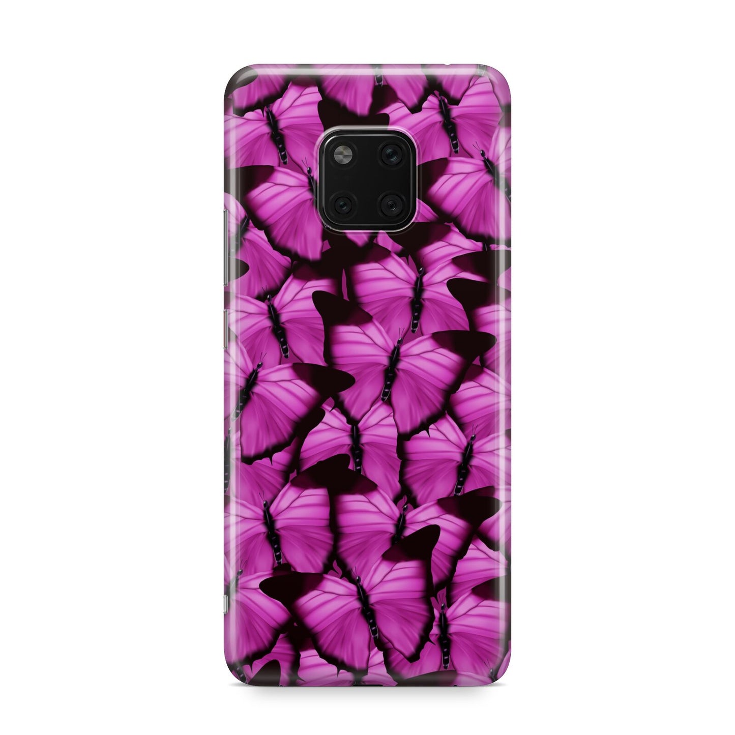 Pink Butterfly Huawei Mate 20 Pro Phone Case