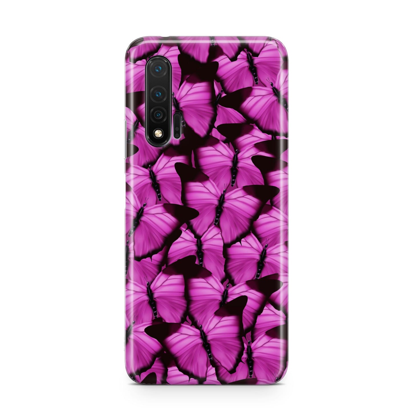 Pink Butterfly Huawei Nova 6 Phone Case