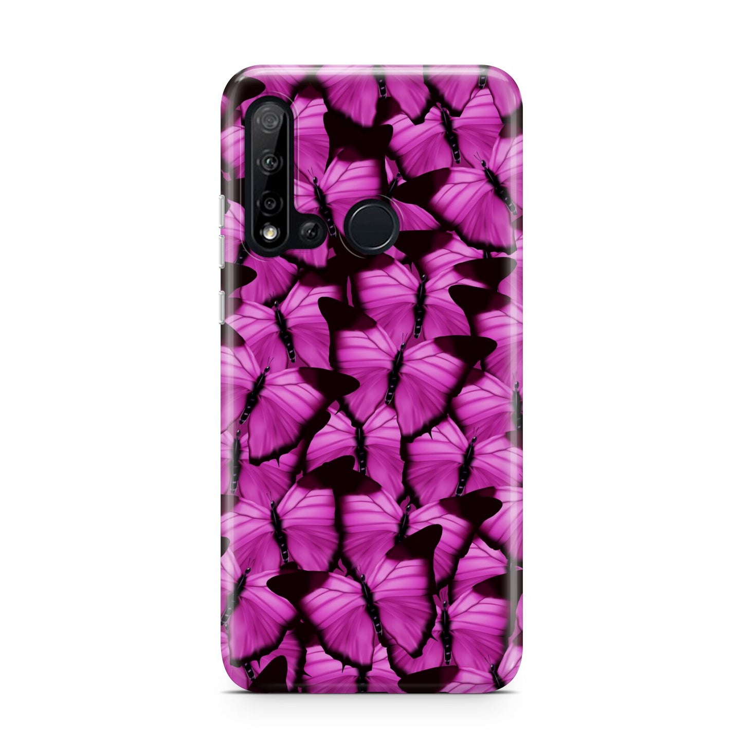 Pink Butterfly Huawei P20 Lite 5G Phone Case