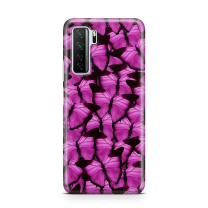 Pink Butterfly Huawei P40 Lite 5G Phone Case