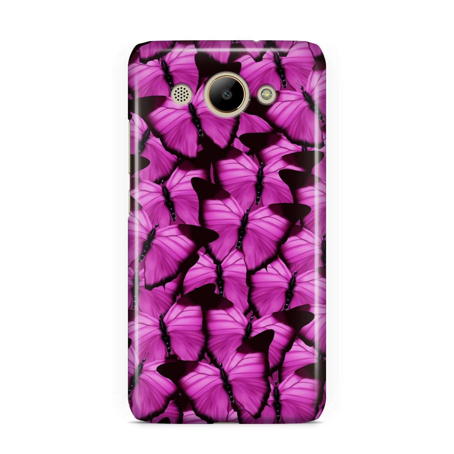 Pink Butterfly Huawei Y3 2017