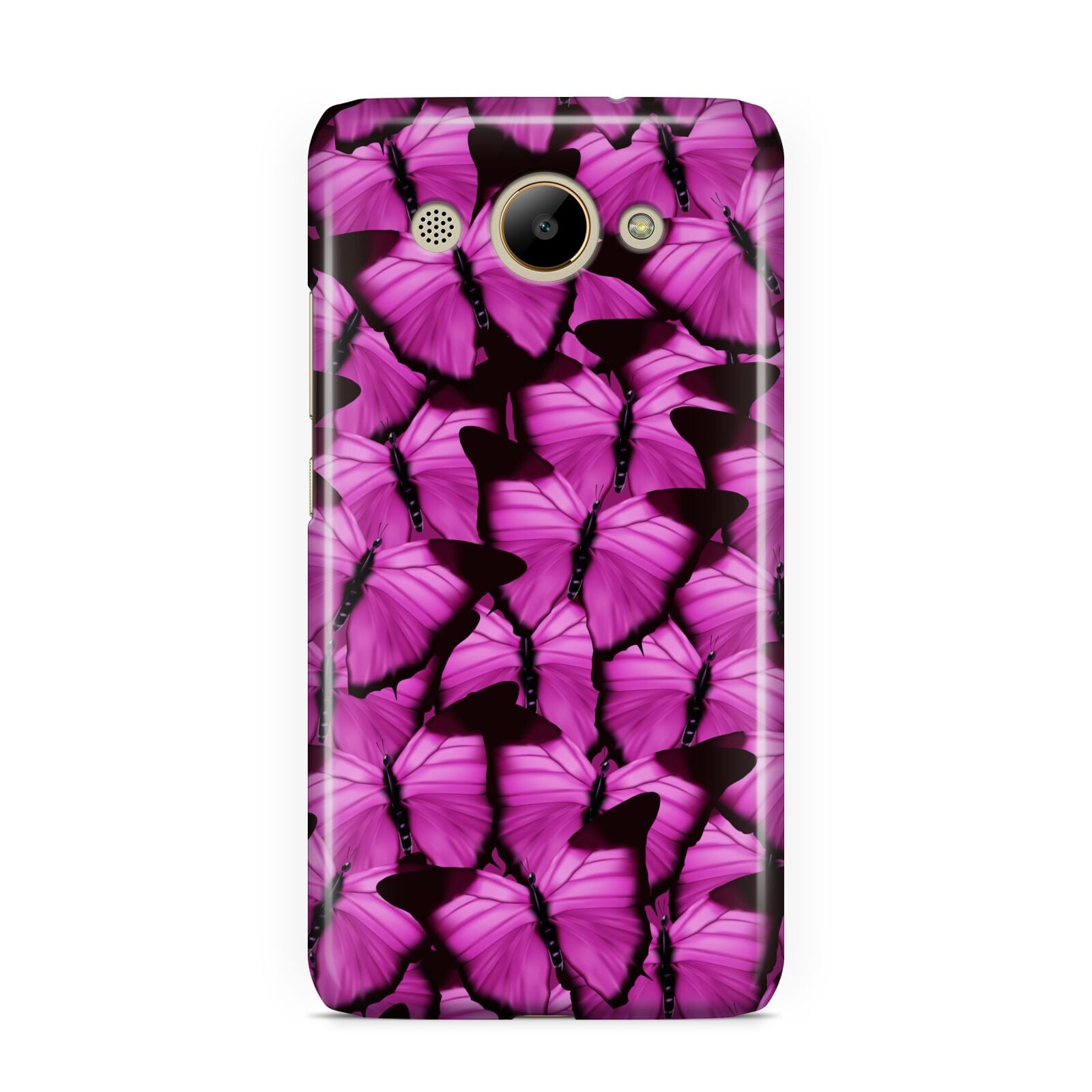 Pink Butterfly Huawei Y3 2017