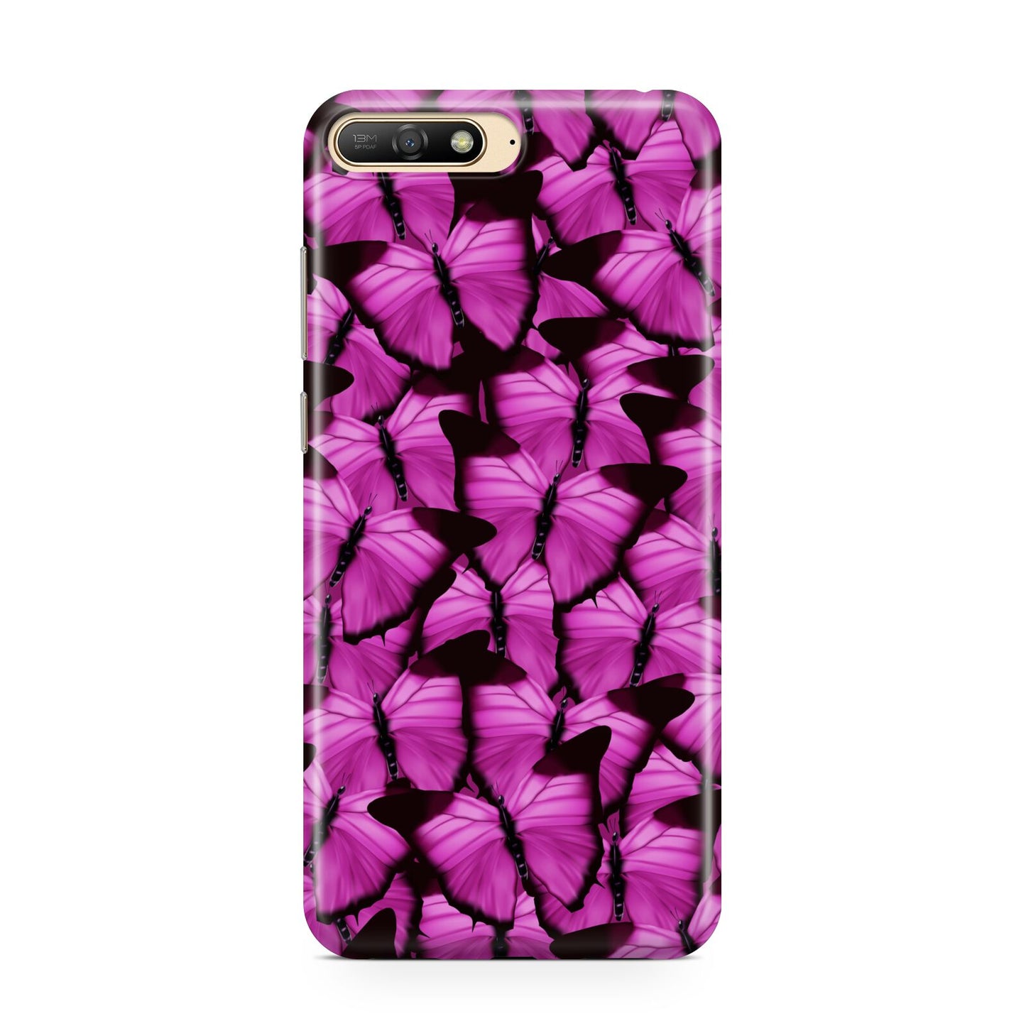 Pink Butterfly Huawei Y6 2018