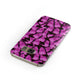 Pink Butterfly Samsung Galaxy Case Front Close Up