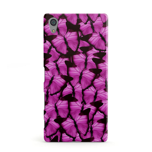 Pink Butterfly Sony Xperia Case
