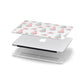 Pink Cake Print Apple MacBook Case in Detail