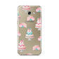 Pink Cake Print Samsung Galaxy A5 2017 Case on gold phone