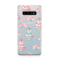 Pink Cake Print Samsung Galaxy S10 Plus Case
