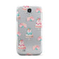 Pink Cake Print Samsung Galaxy S4 Case