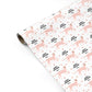 Pink Cheetah Birthday Personalised Gift Wrap