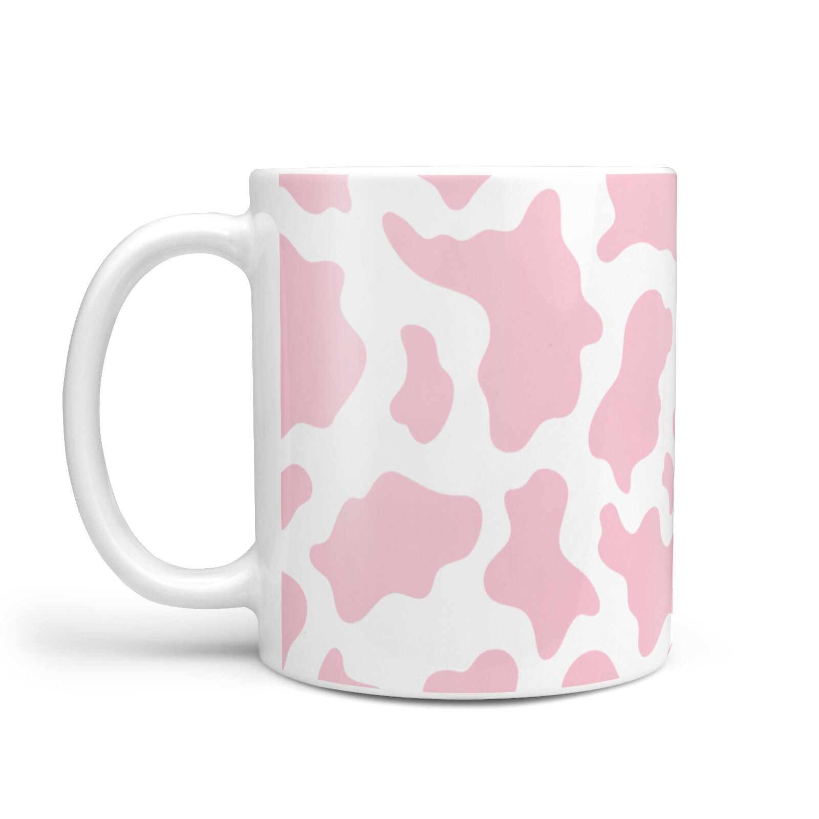 Pink Cow Print 10oz Mug Alternative Image 1
