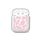 Pink Cow Print AirPods Case