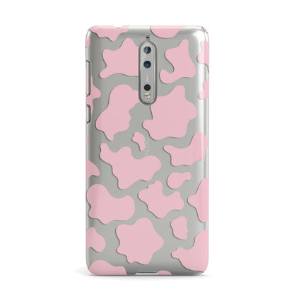 Pink Cow Print Nokia Case