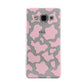 Pink Cow Print Samsung Galaxy A3 Case