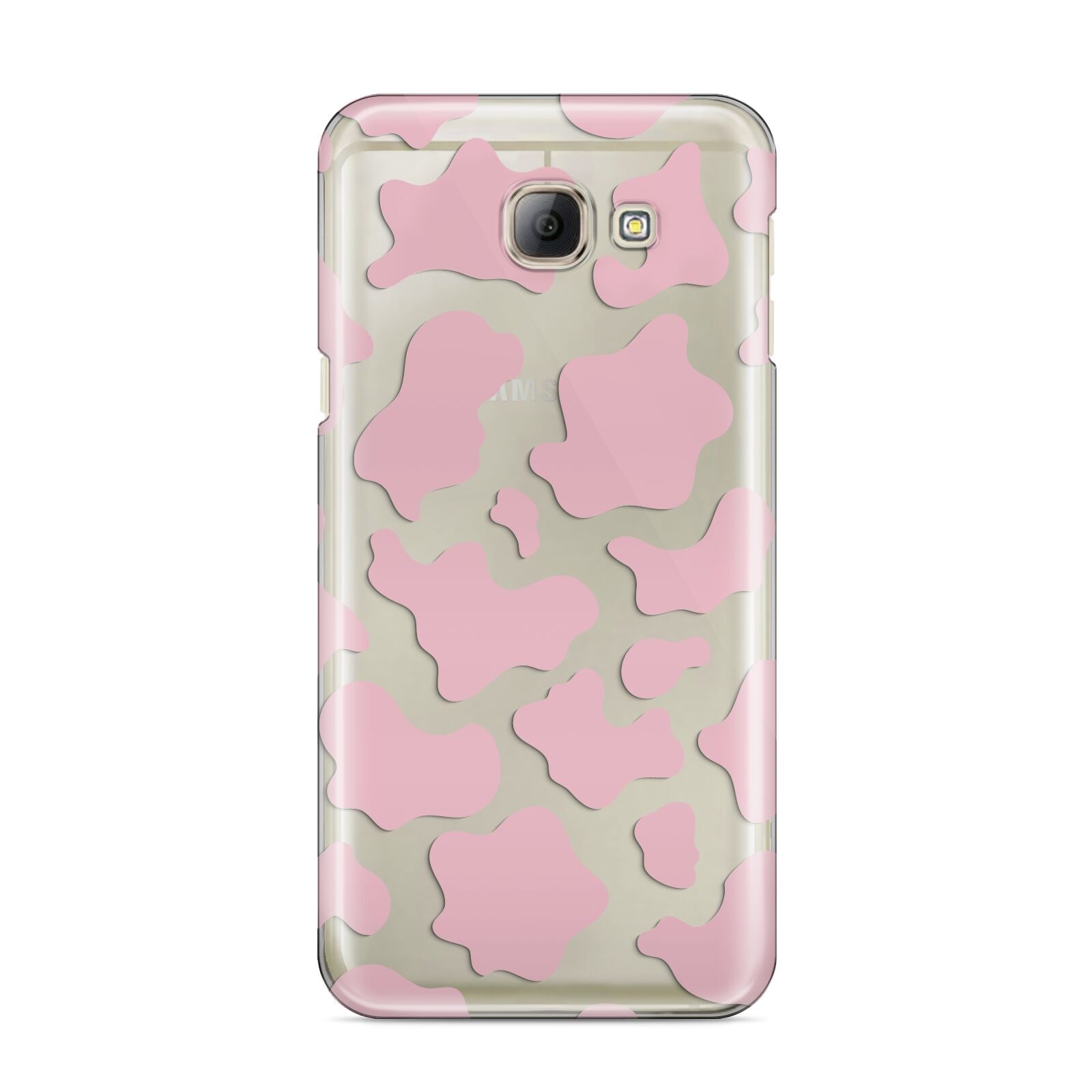 Pink Cow Print Samsung Galaxy A8 2016 Case