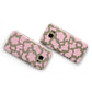 Pink Cow Print Samsung Galaxy Case Flat Overview