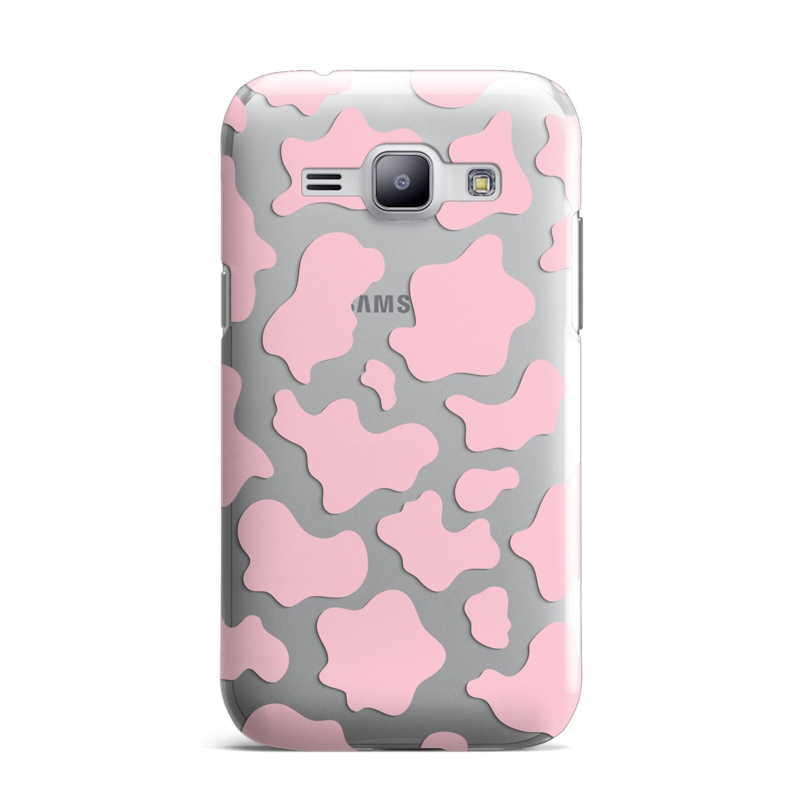 Pink Cow Print Samsung Galaxy J1 2015 Case