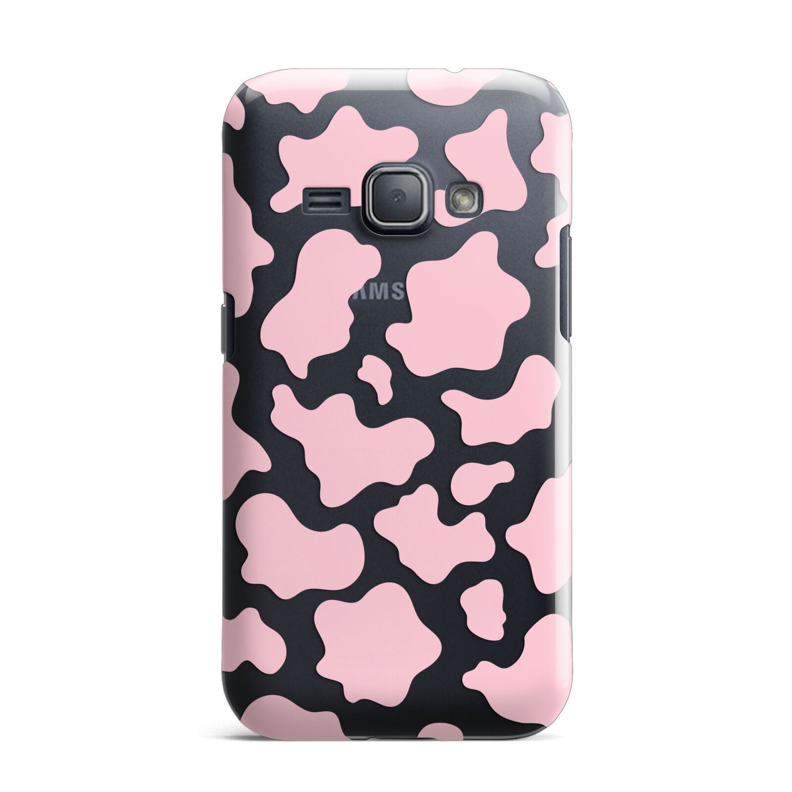Pink Cow Print Samsung Galaxy J1 2016 Case