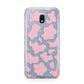 Pink Cow Print Samsung Galaxy J3 2017 Case