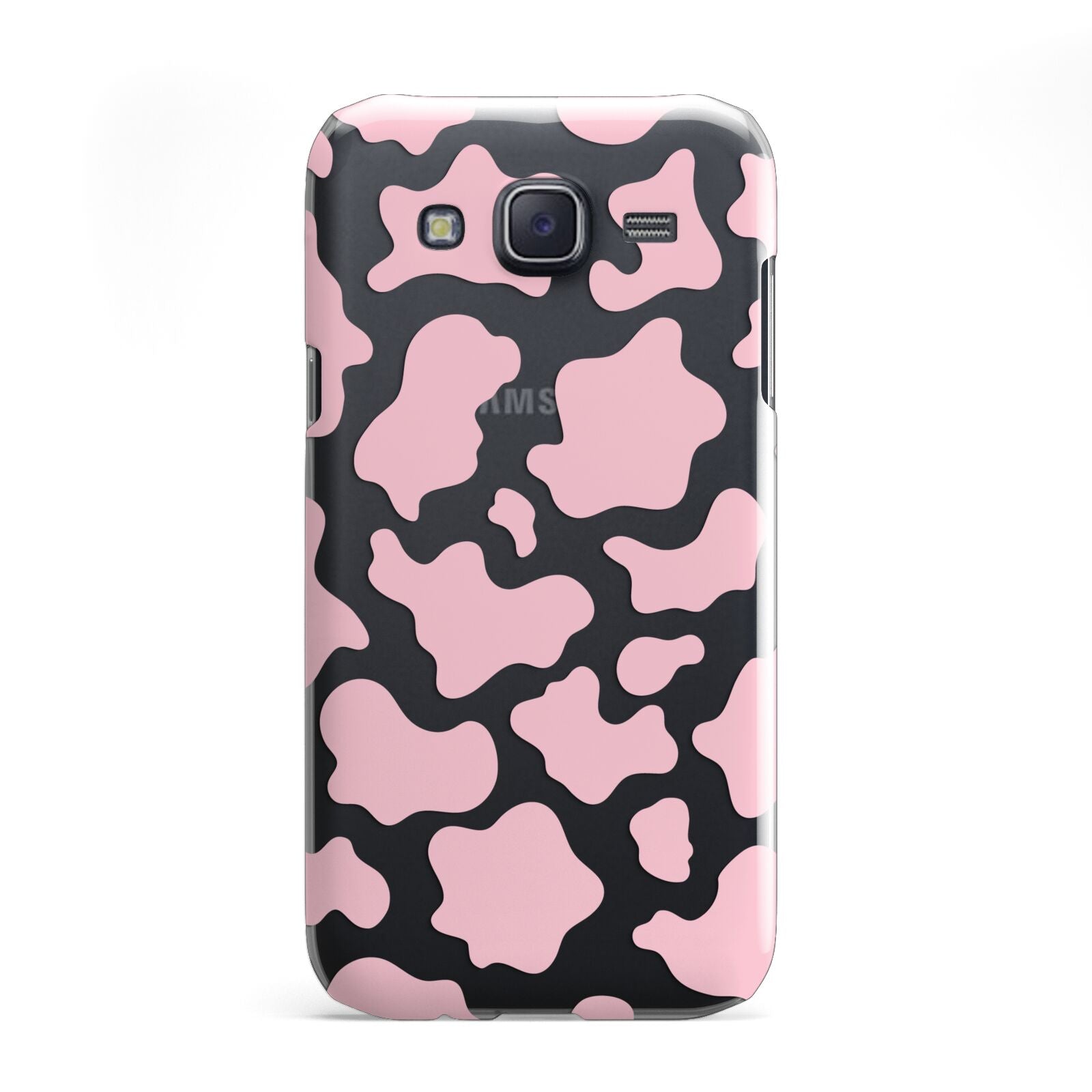Pink Cow Print Samsung Galaxy J5 Case