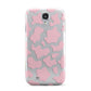 Pink Cow Print Samsung Galaxy S4 Case