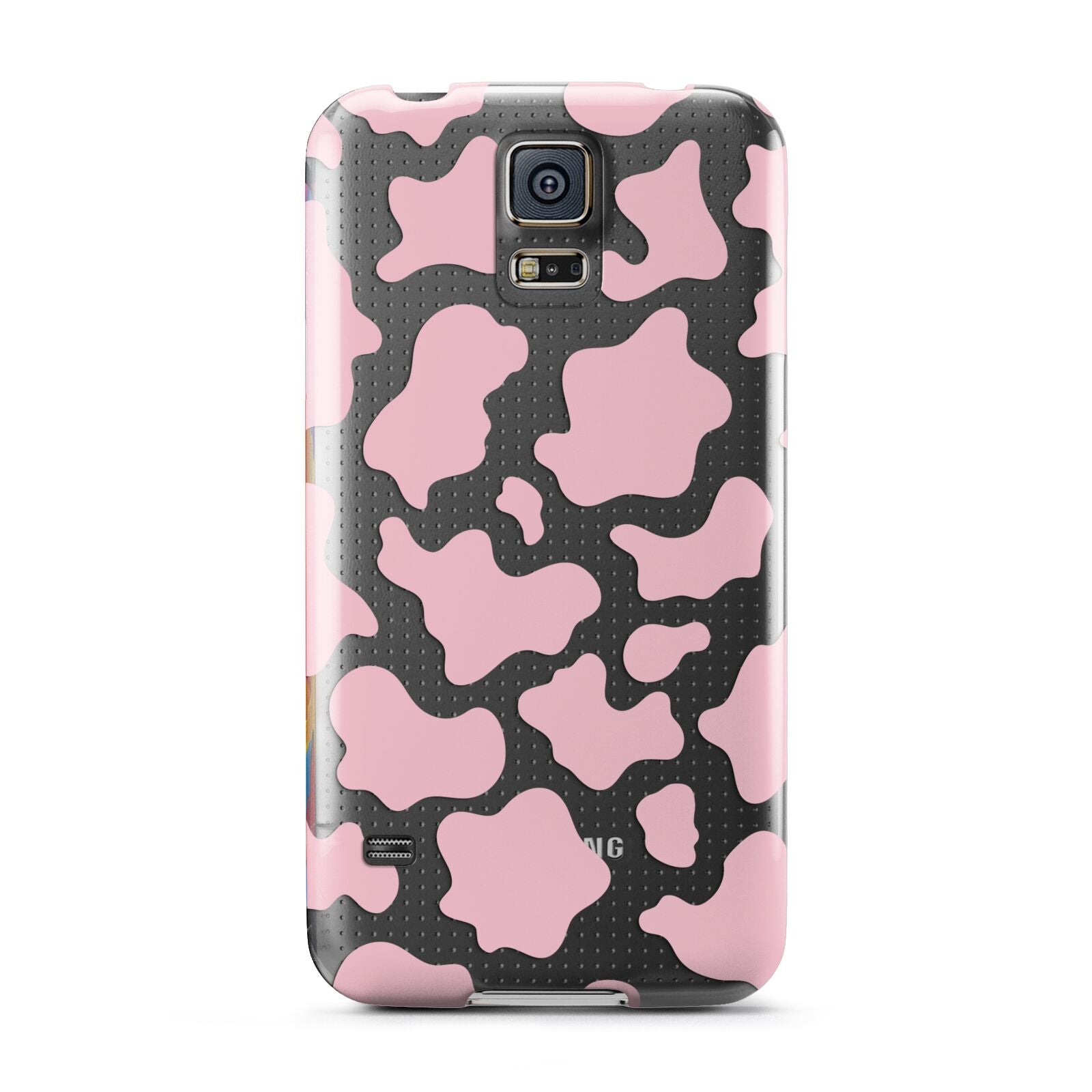 Pink Cow Print Samsung Galaxy S5 Case