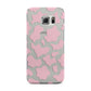 Pink Cow Print Samsung Galaxy S6 Edge Case