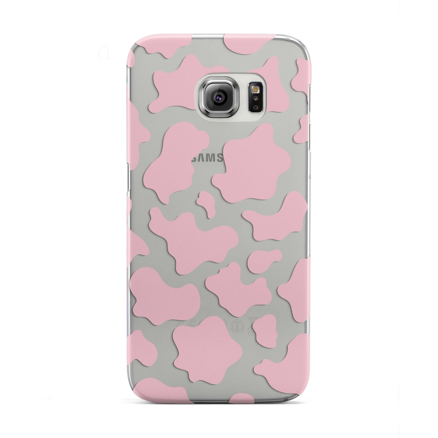Pink Cow Print Samsung Galaxy S6 Edge Case