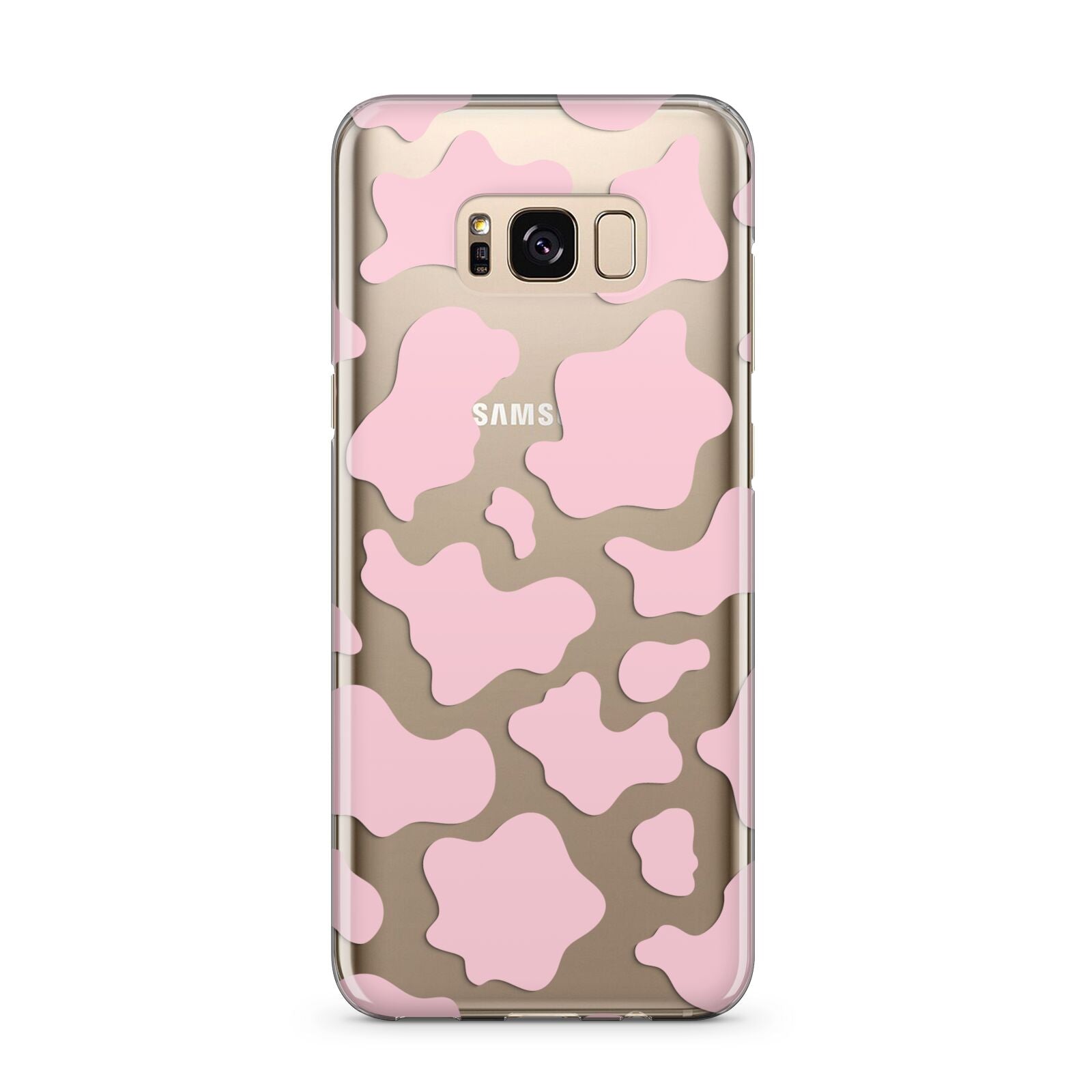 Pink Cow Print Samsung Galaxy S8 Plus Case