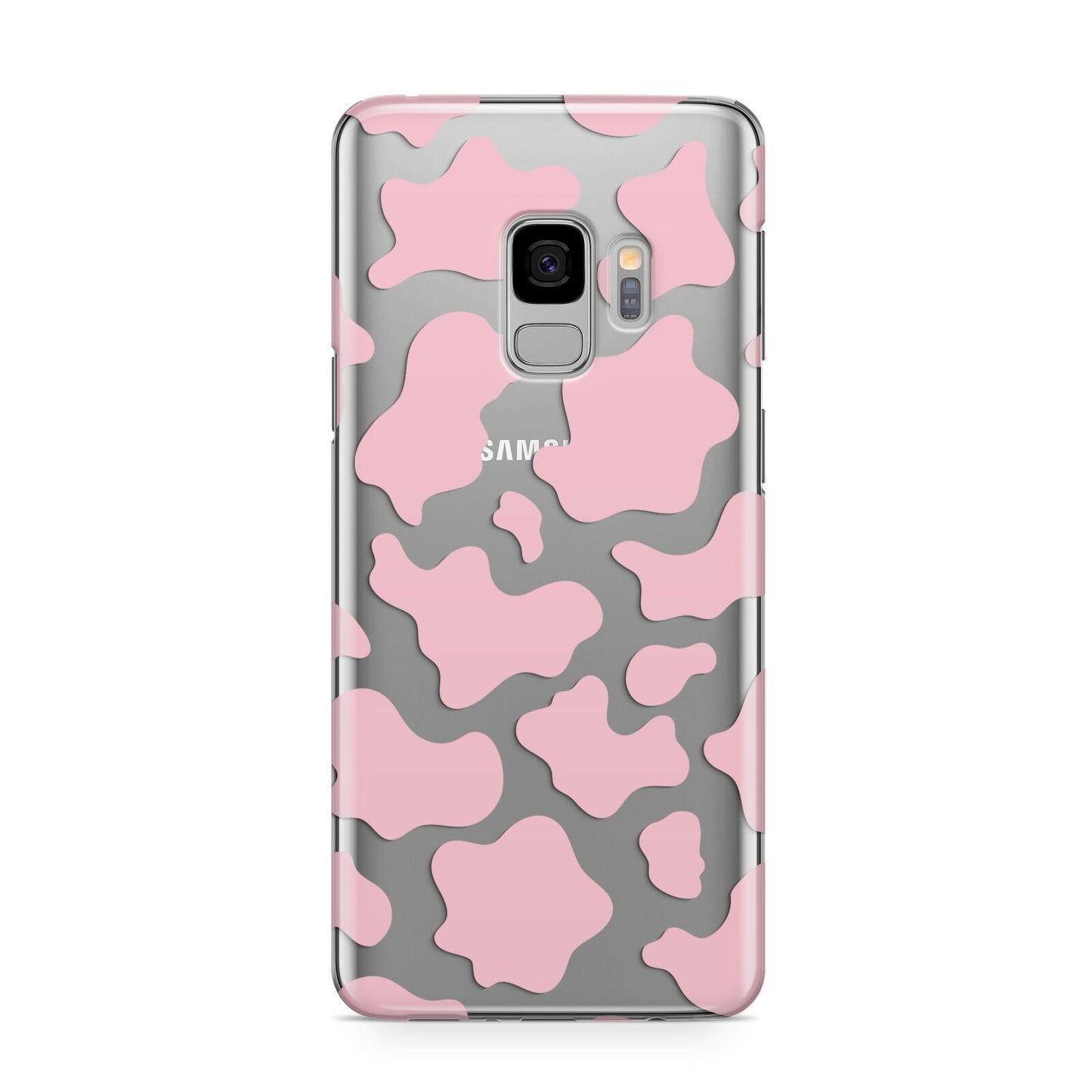 Pink Cow Print Samsung Galaxy S9 Case