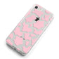 Pink Cow Print iPhone 8 Bumper Case on Silver iPhone Alternative Image