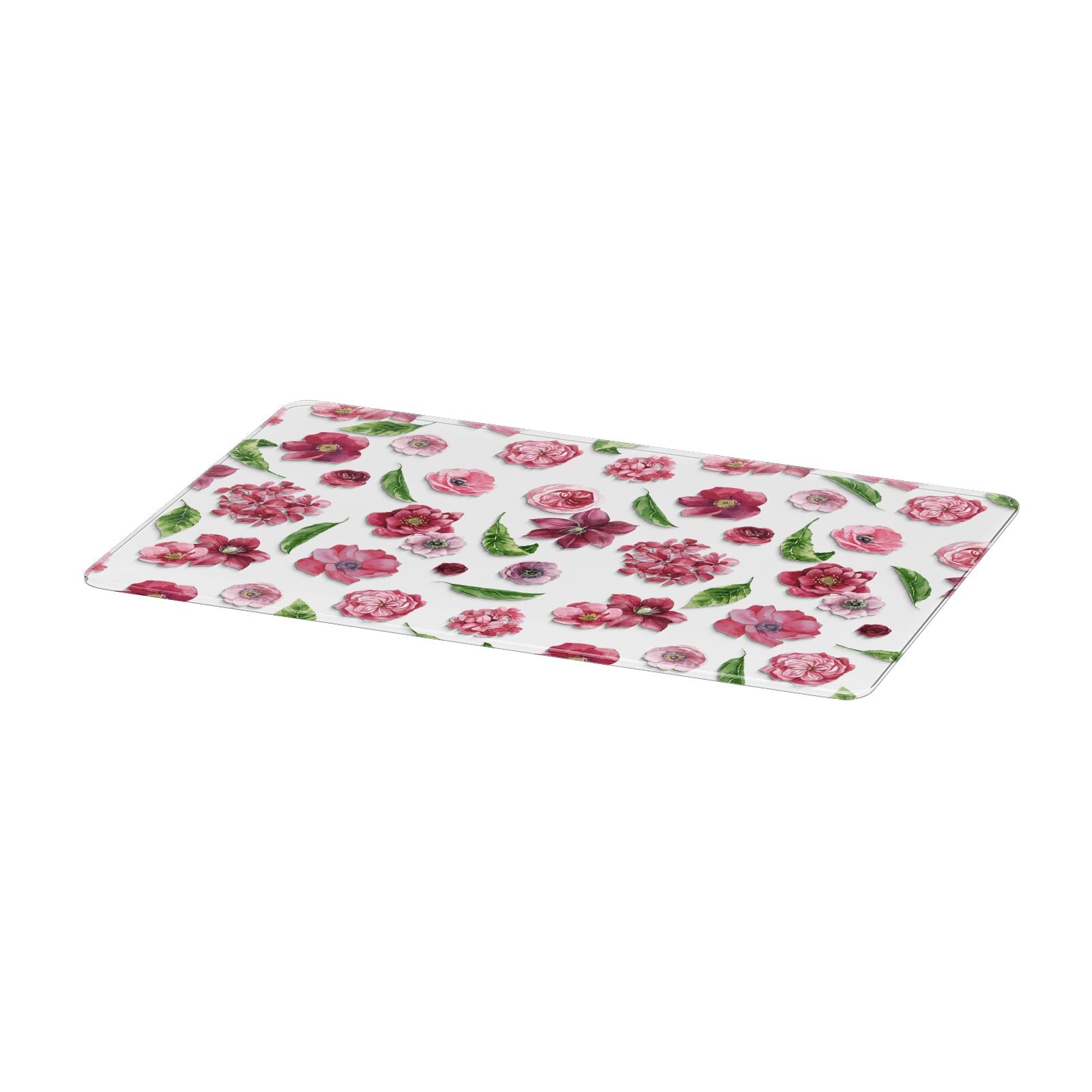 Pink Floral Apple MacBook Case Only