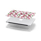 Pink Floral Apple MacBook Case in Detail