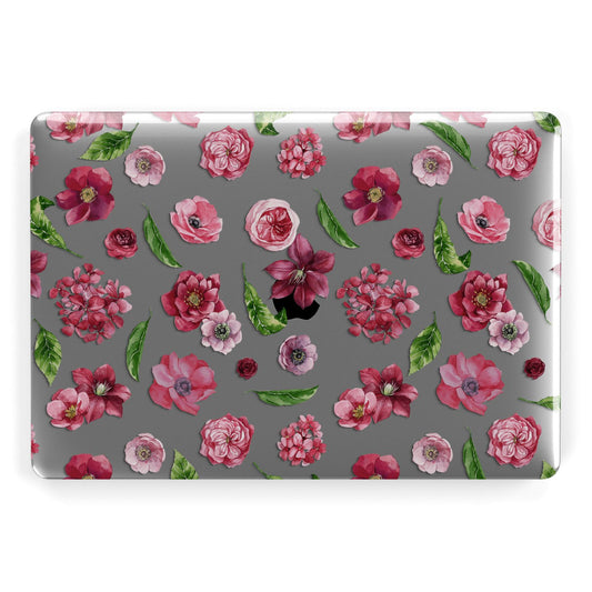 Pink Floral Apple MacBook Case