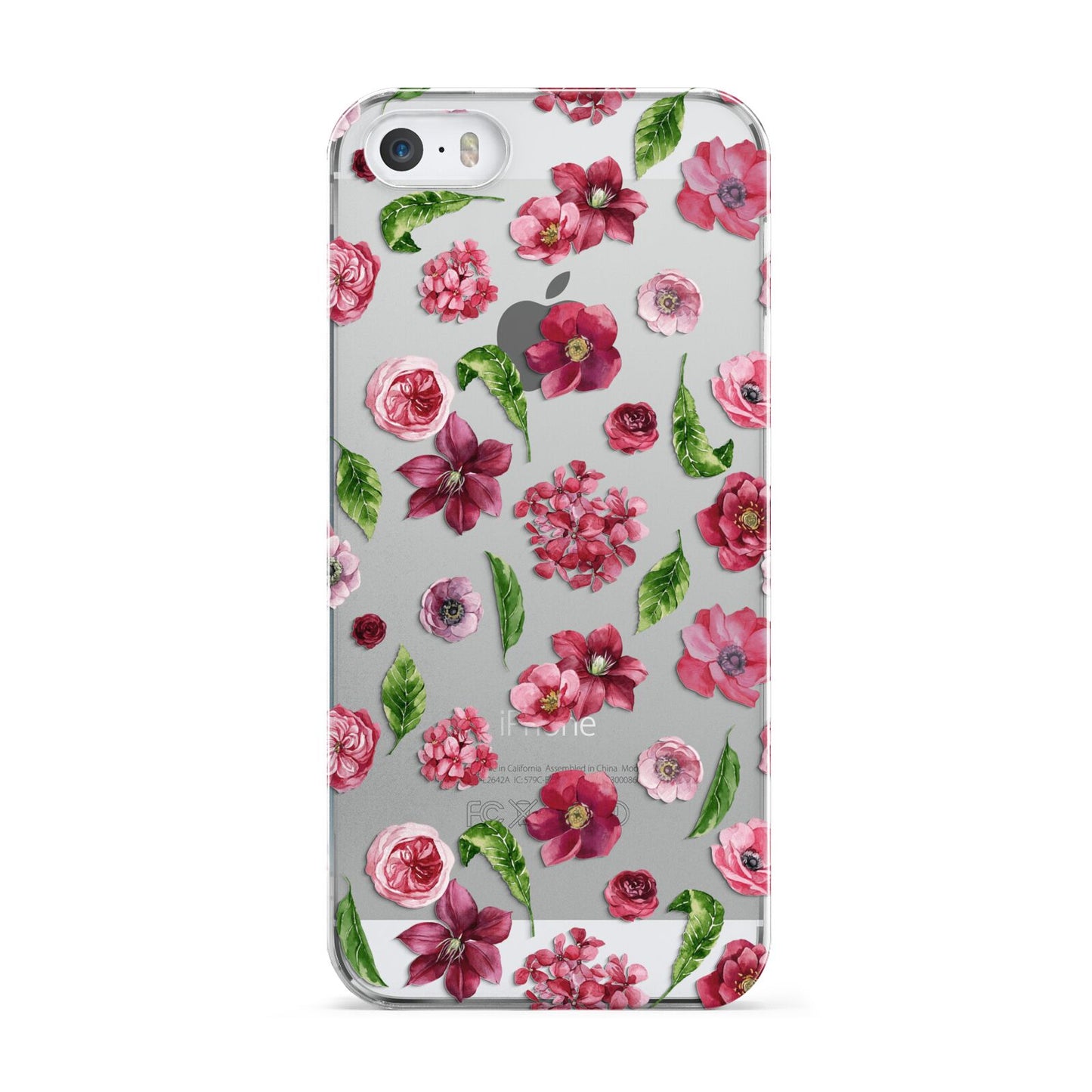 Pink Floral Apple iPhone 5 Case