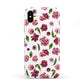 Pink Floral Apple iPhone XS 3D Tough