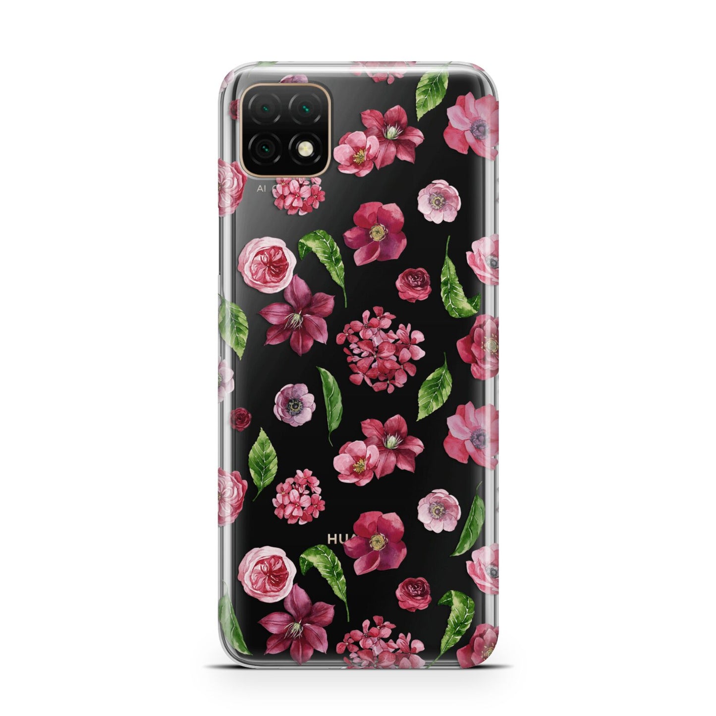 Pink Floral Huawei Enjoy 20 Phone Case