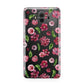 Pink Floral Huawei Mate 10 Protective Phone Case