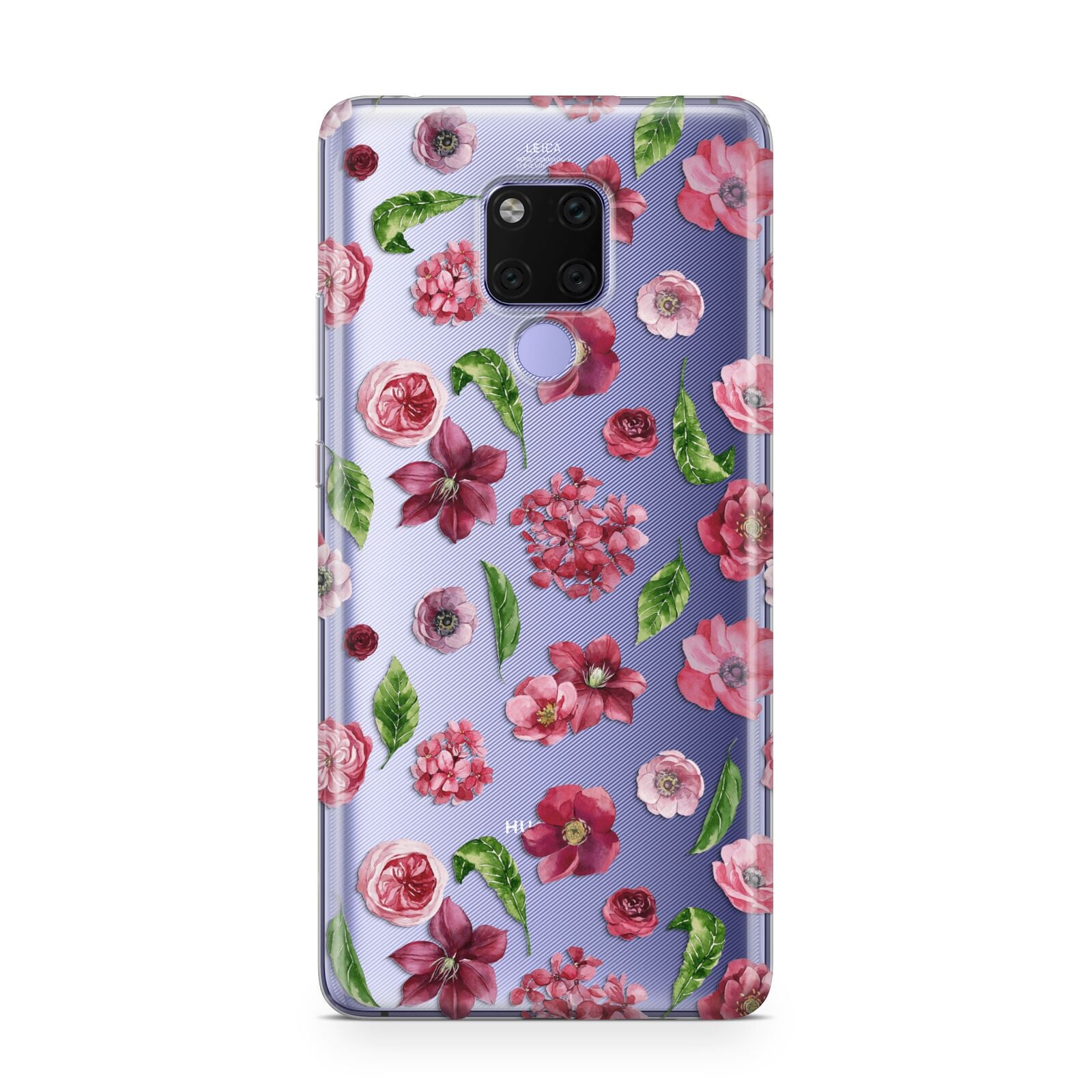 Pink Floral Huawei Mate 20X Phone Case