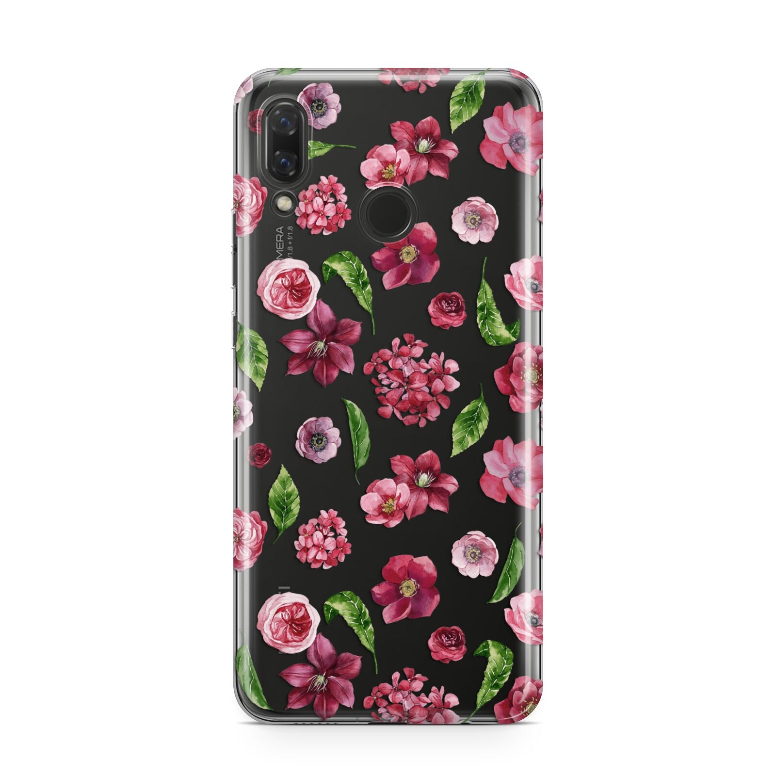 Pink Floral Huawei Nova 3 Phone Case