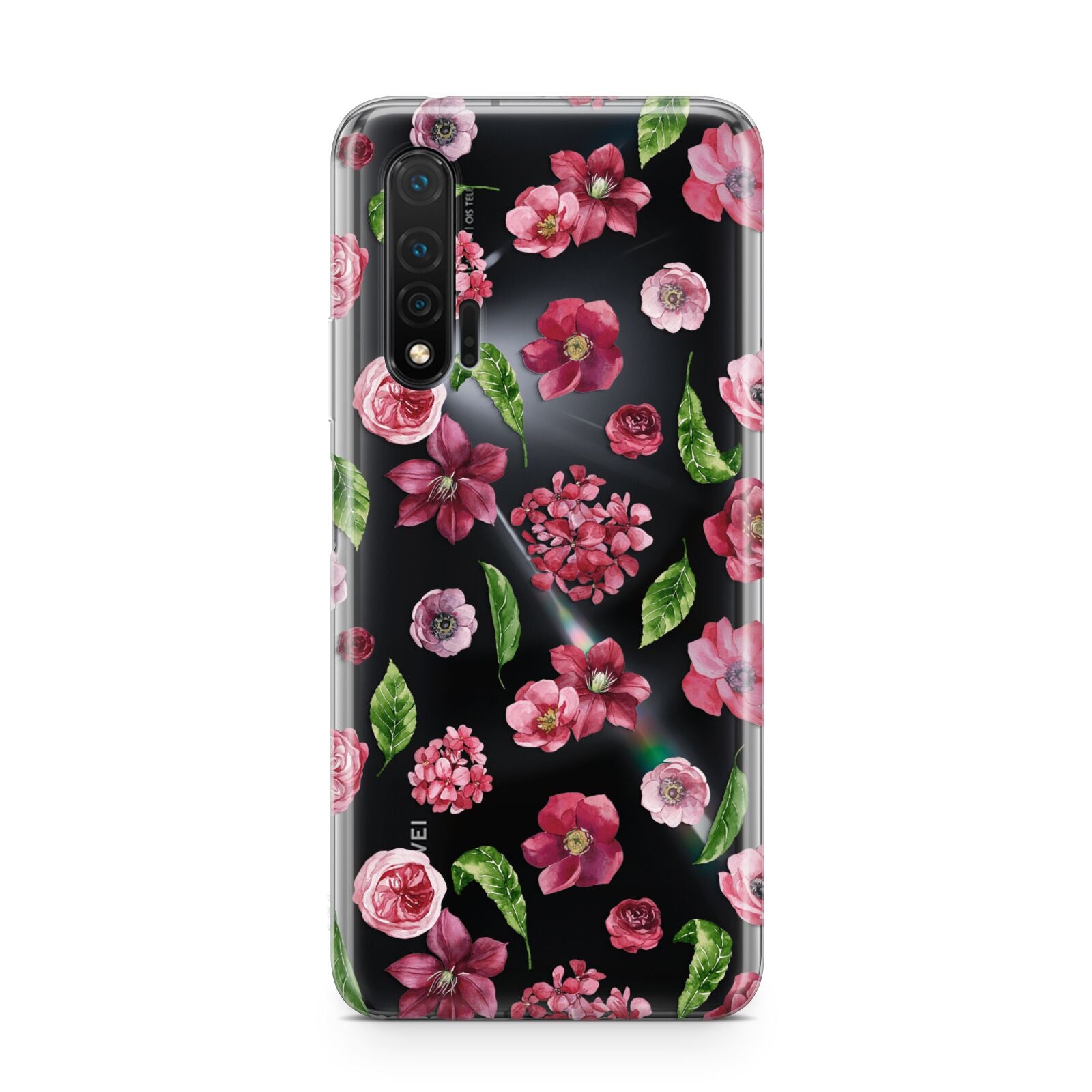 Pink Floral Huawei Nova 6 Phone Case