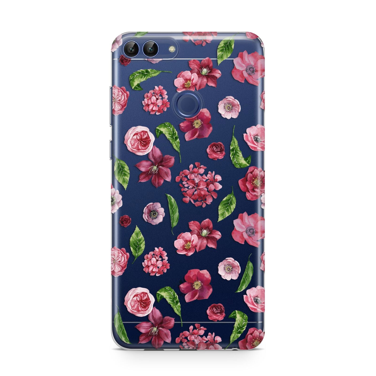 Pink Floral Huawei P Smart Case