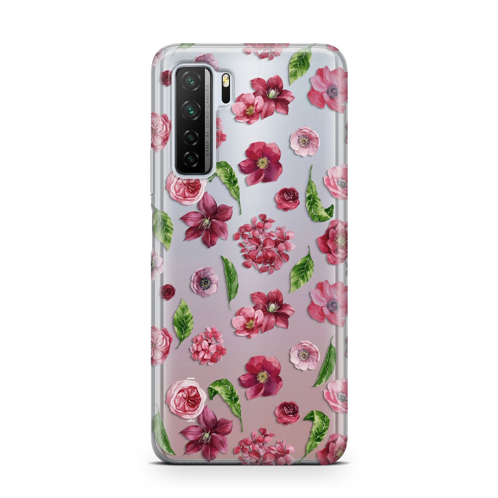 Pink Floral Huawei P40 Lite 5G Phone Case