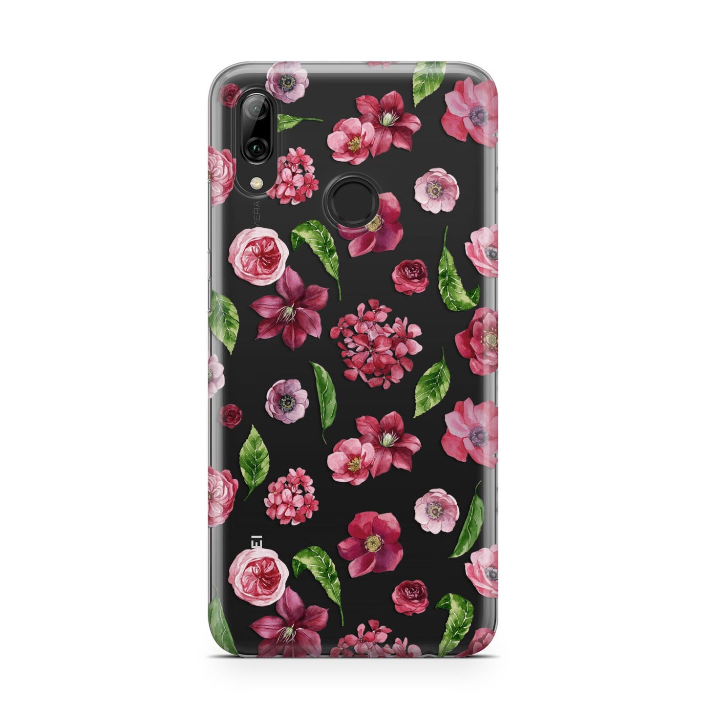 Pink Floral Huawei Y7 2019
