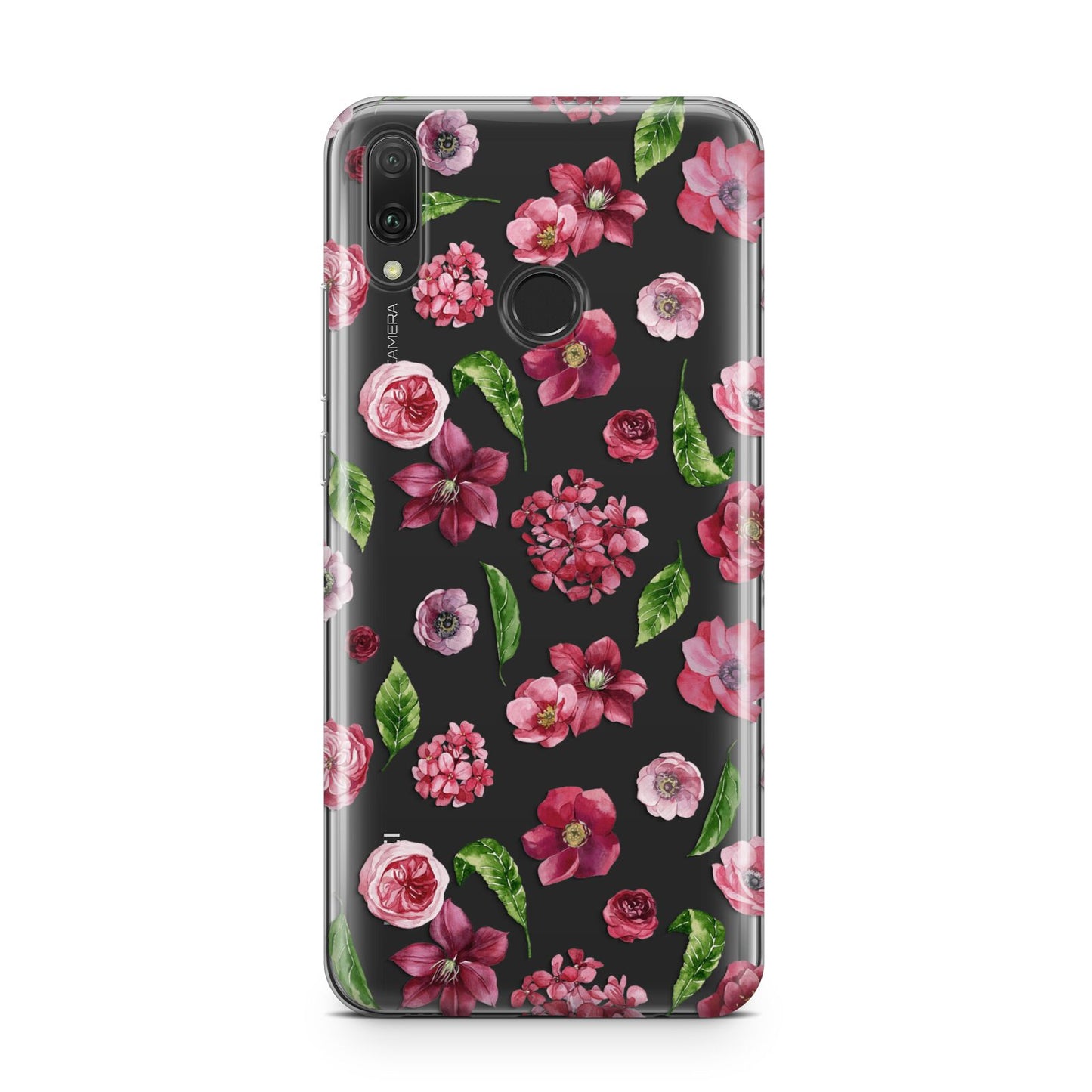 Pink Floral Huawei Y9 2019