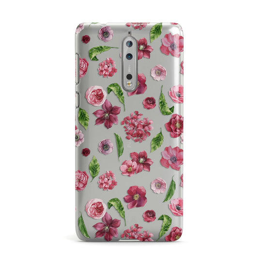 Pink Floral Nokia Case