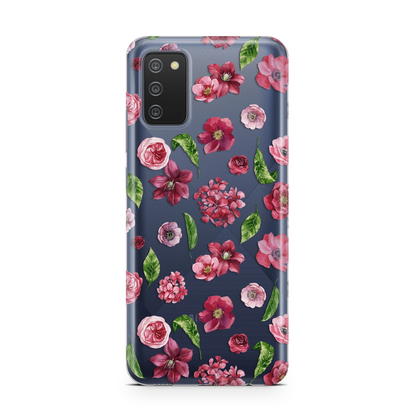 Pink Floral Samsung A02s Case